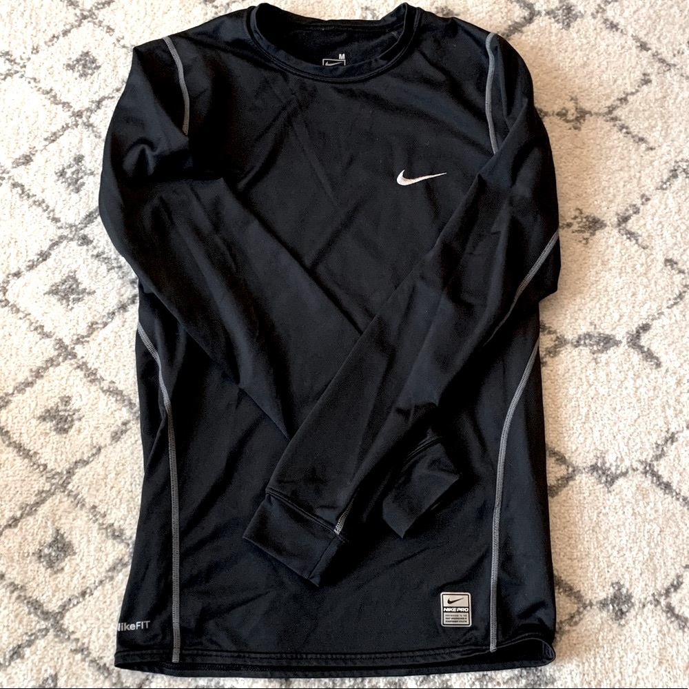 Black Nike Dri-Fit Long sleeve